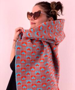 Maxi Bufanda Lolita Corazón - Diseño 1