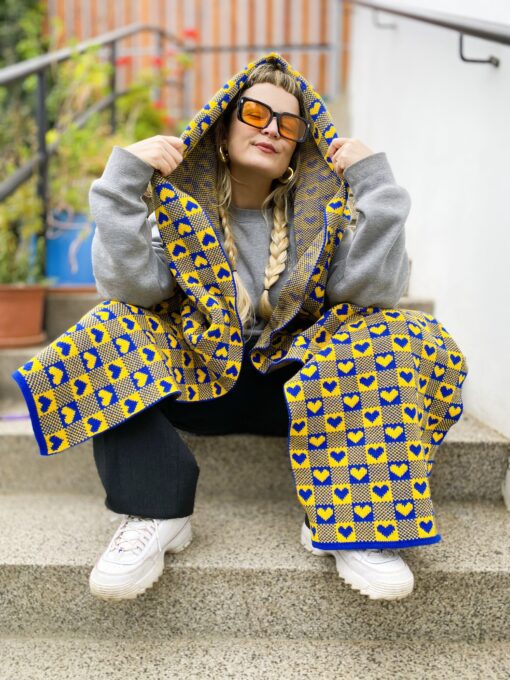 Maxi Bufanda diseño Lolita corazón