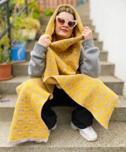Maxi Bufanda diseño Lolita corazón
