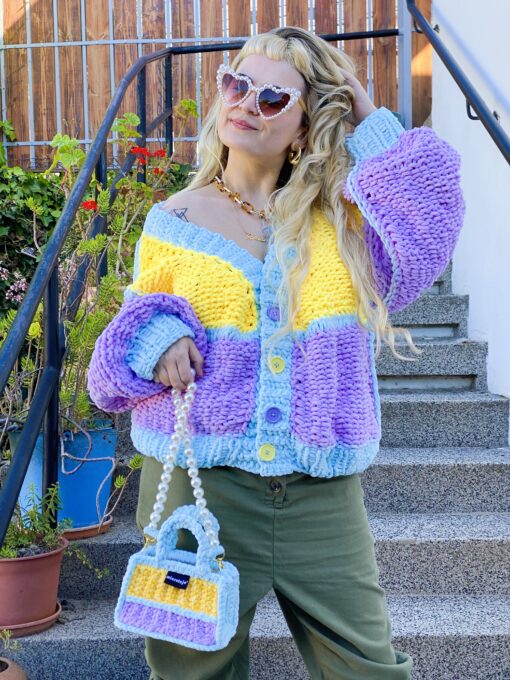 Cardigan Algodón de Azúcar
